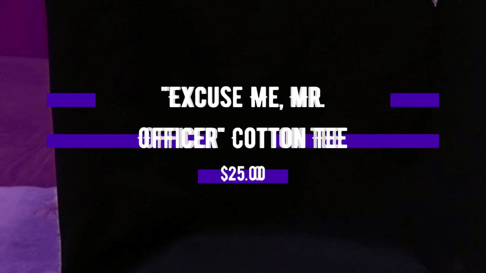 Excuse Me Mr. Officer T-shirt